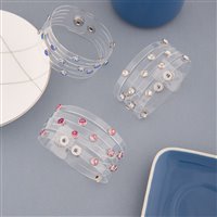 Bracciale Ops! Donna Starlight in Pvc Cristallo OPSBR-544 - OPSBR-544